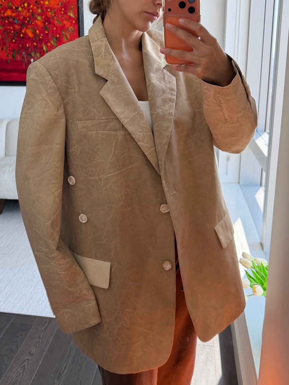 Uma Wang Kava Double-Breasted Jacket | NWT | Size S